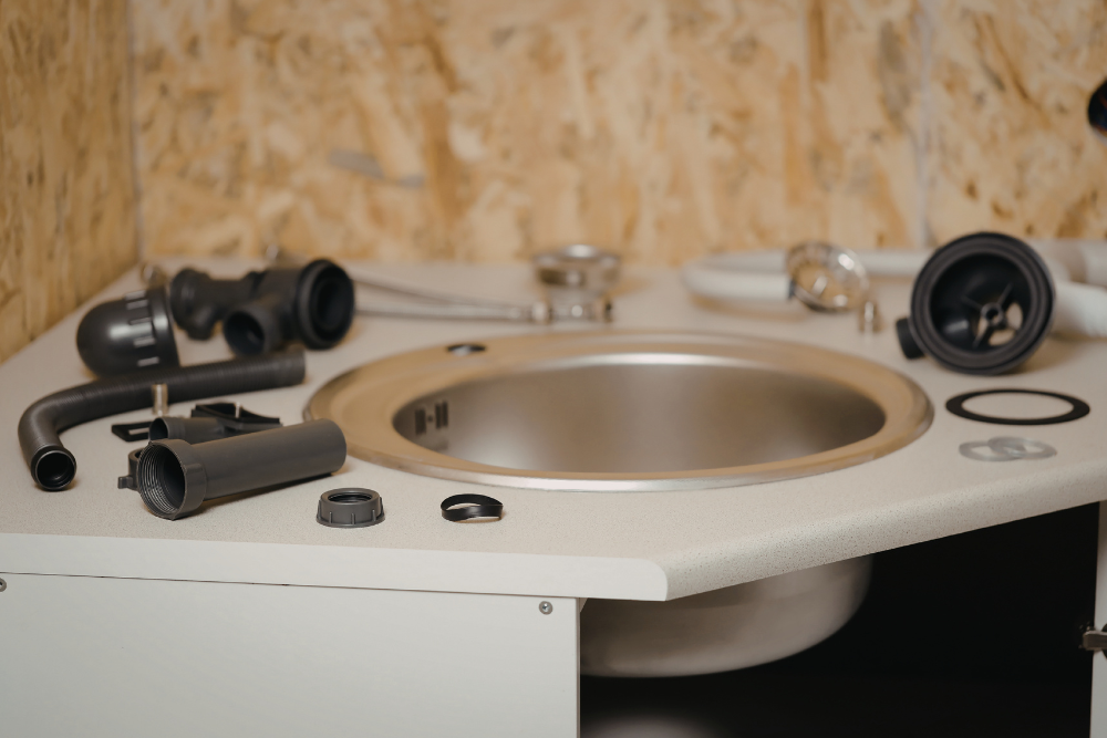 Kitchen sink installation in Al Barsha